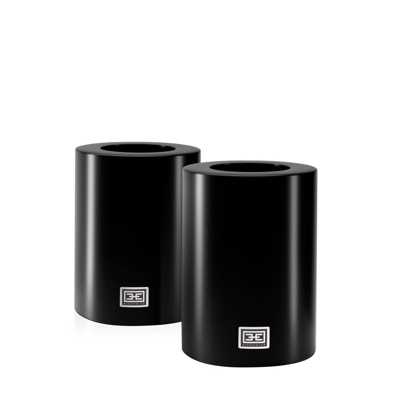 Artificial Candle Ø 10 X H. 15 cm Set Of 2