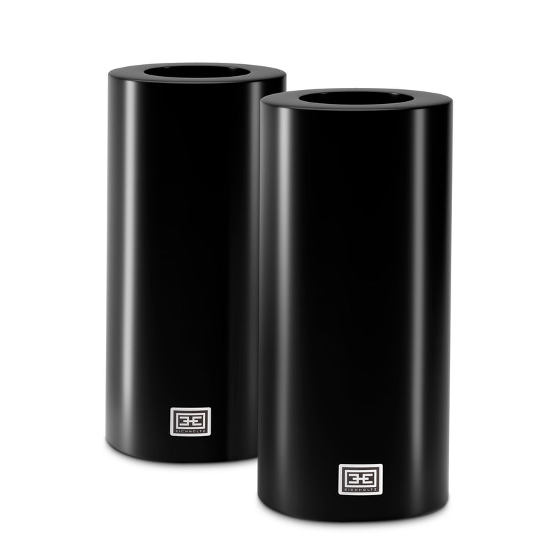 Artificial Candle Ø 12 X H. 25 cm Set Of 2