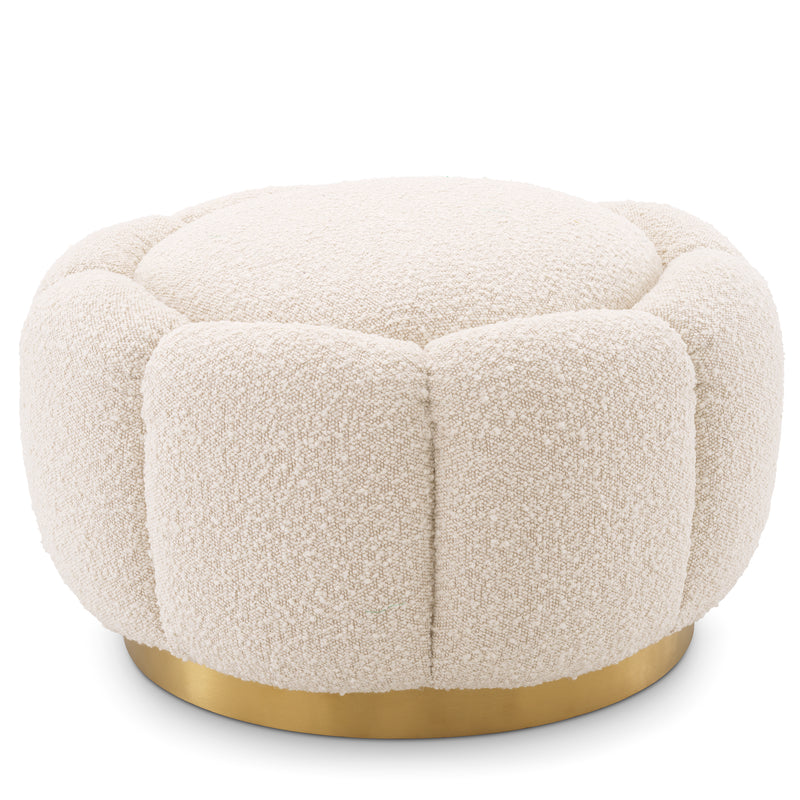 Ottoman Inger Boucle Cream