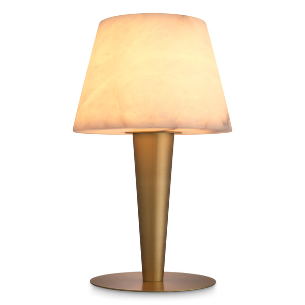 Table Lamp Scarlette Antique Brass Finish